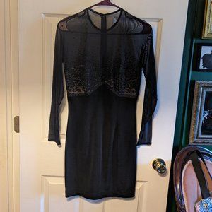 $10!!! Sheer Beaded LBD